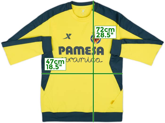 2021-22 Villarreal Joma Sweat Top - 8/10 - (M)