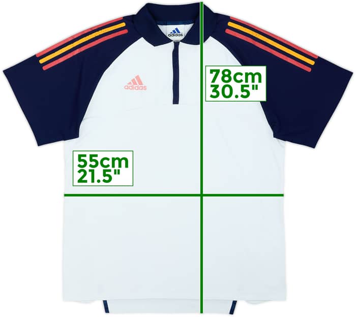 2002-04 Spain adidas 1/4 Zip Polo Shirt - 4/10 - (L)