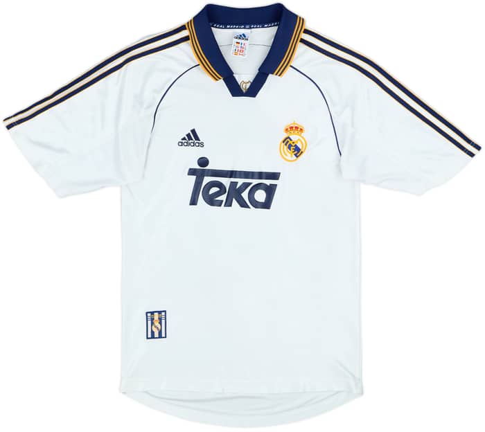 Camiseta de local del Real Madrid 1998-00 R.Carlos #3 - 7/10 - (S)