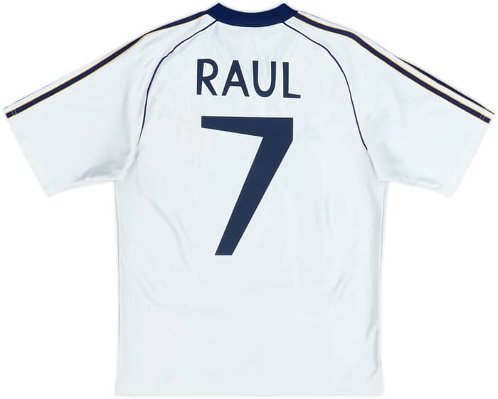 1998-00 Real Madrid Home Shirt Raul #7 - 6/10 - (15-16 Years)