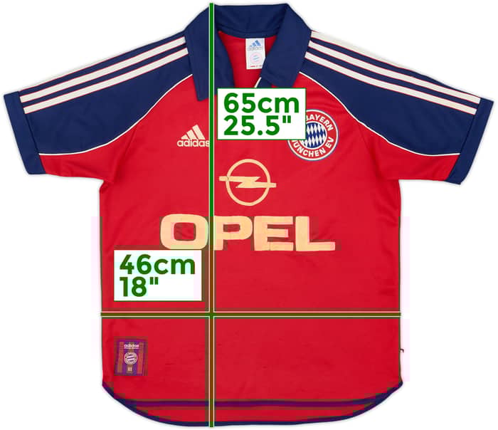 1999-01 Bayern Munich Home Shirt - 5/10 - (Y)