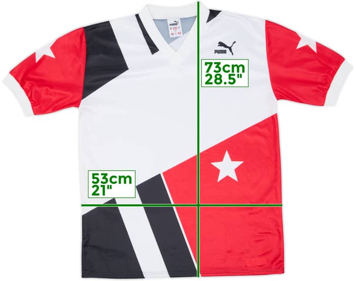 1990-91 Puma Template Shirt (Eintracht Frankfurt) - 9/10 - (L)