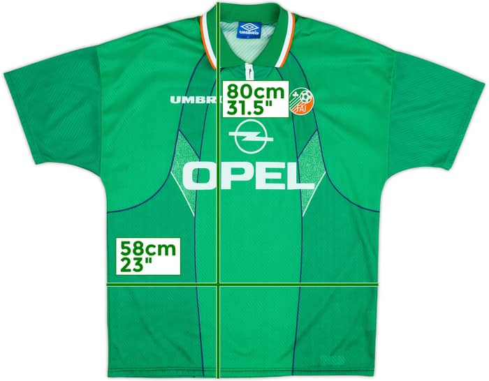 1994-95 Ireland Home Shirt - 8/10 - (XL)