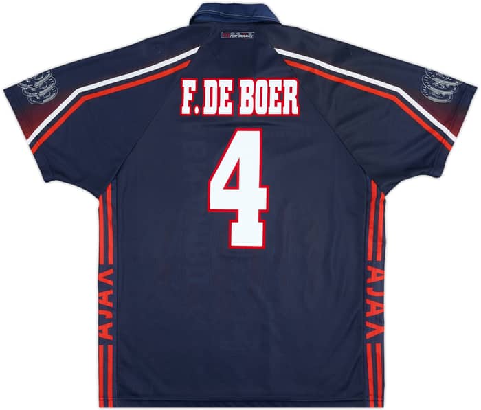1997-98 Ajax Camiseta Visitante F.De Boer #4 - 9/10 - (XL)