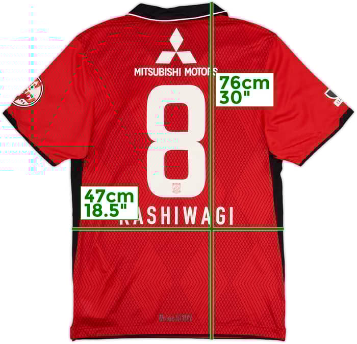 2011 Urawa Red Diamonds Home Shirt Kashiwagi #8 - 4/10 - (M)