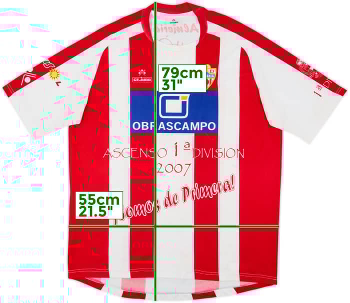 Camiseta de local Edición Especial '1a Division' del Almeria 2006-07 #12 - 7/10 - (XL)