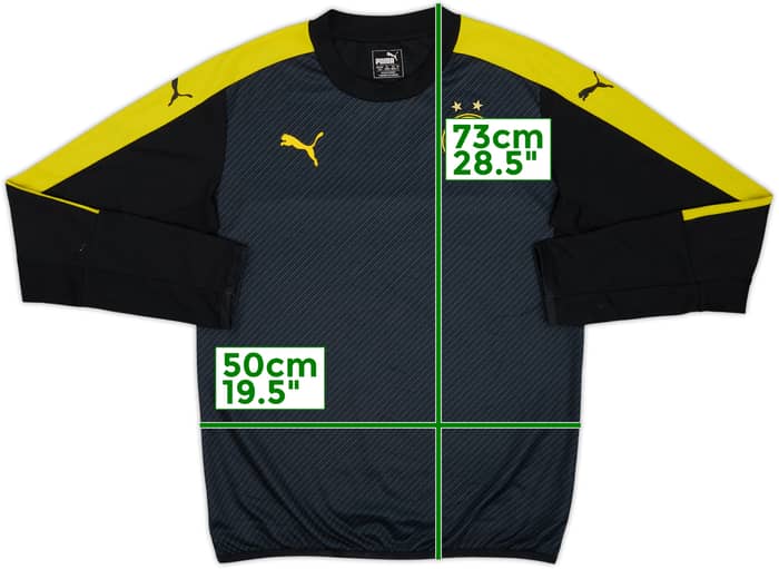2016-17 Borussia Dortmund Puma Sweat Top - 6/10 - (M)