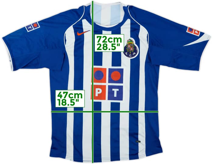 2004-05 Porto Camiseta Local - 5/10 - (L)