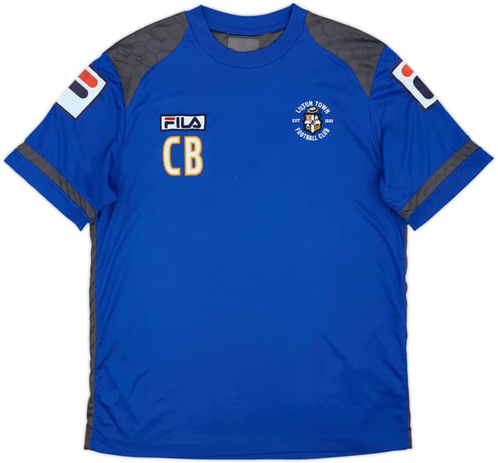 2013-14 Luton Town Staff Issue Training Shirt 'CB' - 7/10 - (M)