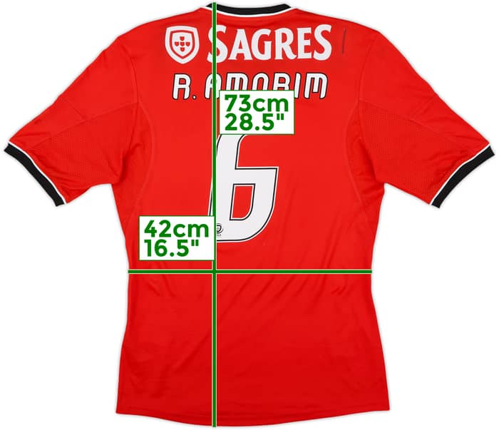 Camiseta de local del Benfica 2013-14 R.Amorim #6 - 5/10 - (S)