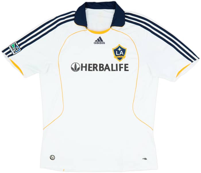 2008-09 LA Galaxy Home Shirt Beckham #23 - 6/10 - (XL)