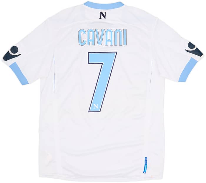 Camiseta de visitante del Napoli 2010-11 Cavani #7 - 7/10 - (L)