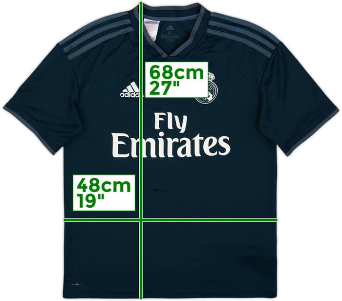 2018-19 Real Madrid Away Shirt - 6/10 - (XL.Boys)