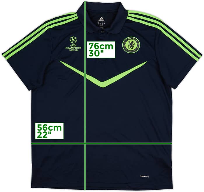 2010-11 Chelsea adidas Polo Shirt - 9/10 - (XL)