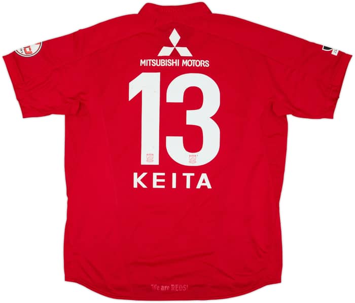Camiseta de local del Urawa Red Diamonds 2009 Keita #13 - 7/10 - (XL)