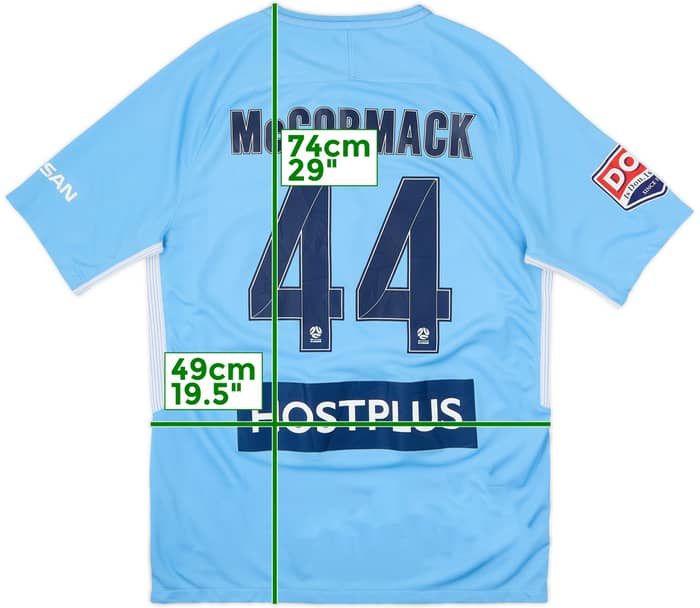 2017-18 Melbourne City Home Shirt McCormack #44 - 8/10 - (M)