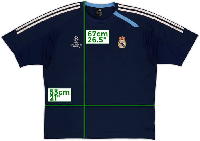 2005-06 Real Madrid adidas Training Shirt - 5/10 - (XXL)