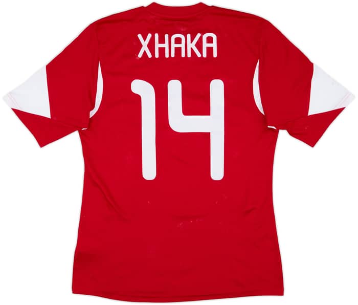 2014-16 Albania Home Shirt Xhaka #14 - 6/10 - (M)
