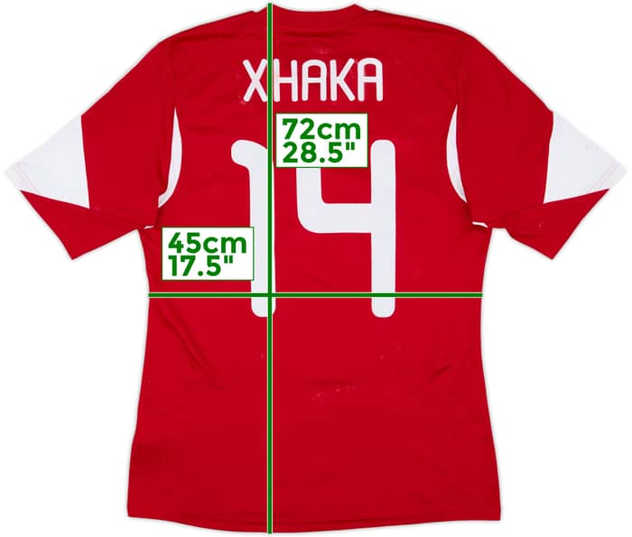 2014-16 Albania Home Shirt Xhaka #14 - 6/10 - (M)