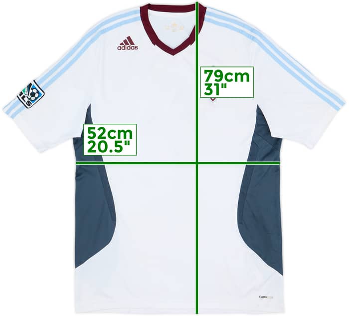 2010-11 Colorado Rapids adidas Training Shirt - 5/10 - (L)