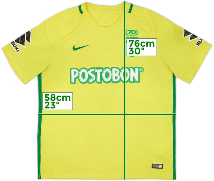 2017 Atletico Nacional Away Shirt - 5/10 - (XL)