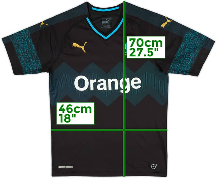 2018-19 Olympique Marseille Away Shirt - 8/10 - (S)
