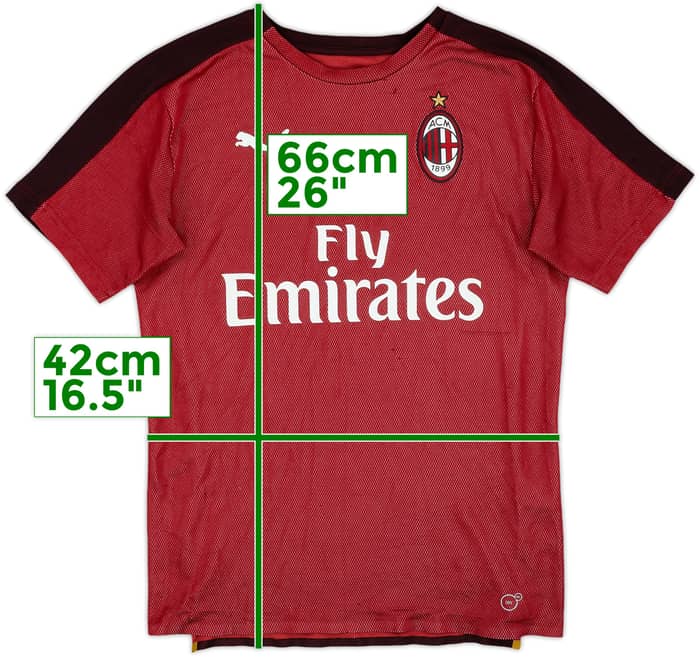 2018-19 AC Milan Puma Training Shirt - 7/10 - (S)