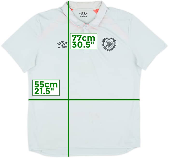2018-19 Hearts Umbro Polo Shirt - 7/10 - (XL)