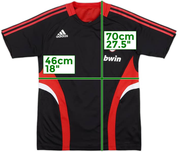 2008-09 AC Milan adidas Formotion Training Shirt - 7/10 - (S)