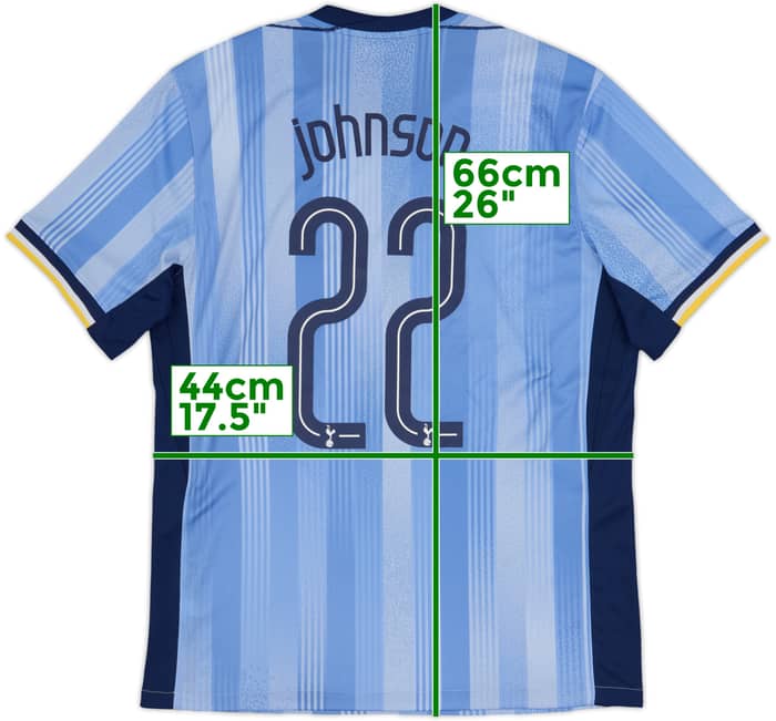 2024-25 Tottenham Away Shirt Johnson #22 - 10/10 - (M)