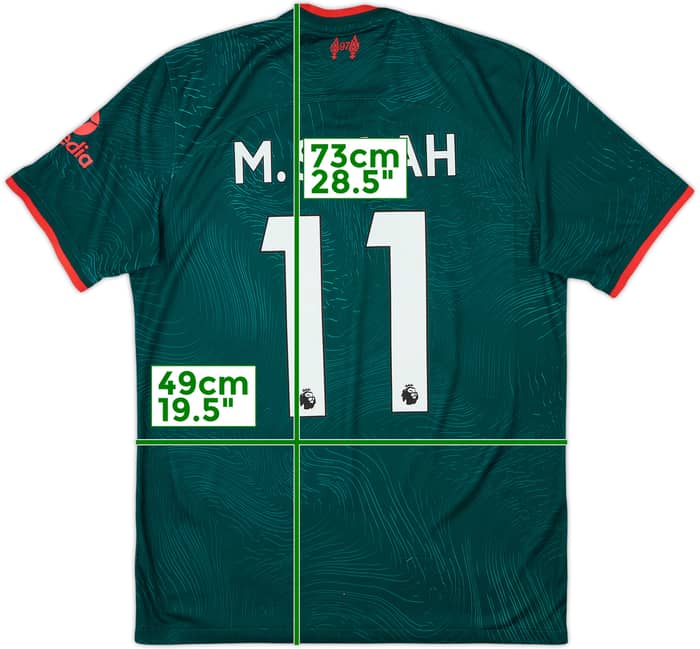 2022-23 Liverpool Third Shirt M.Salah #11 - 5/10 - (M)
