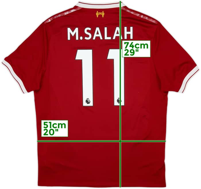 2017-18 Liverpool 125 Years Home Shirt M.Salah #11 - 6/10 - (L)