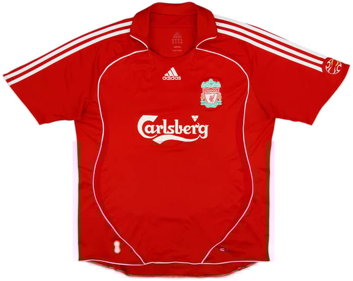 2006-08 Liverpool Home Shirt Gerrard #8 - 5/10 - (XL)