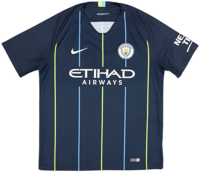 2018-19 Manchester City Away Shirt De Bruyne #17 - 6/10 - (L)