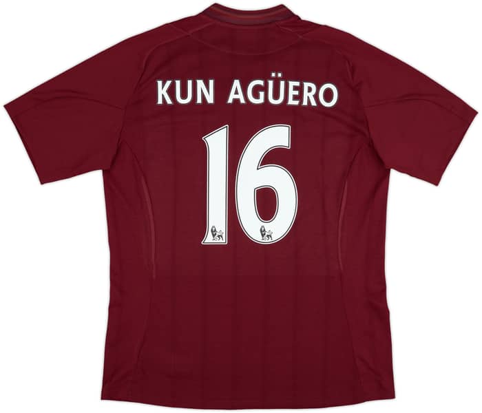 2012-13 Manchester City Away Shirt Kun Aguero #16 - 9/10 - (L)