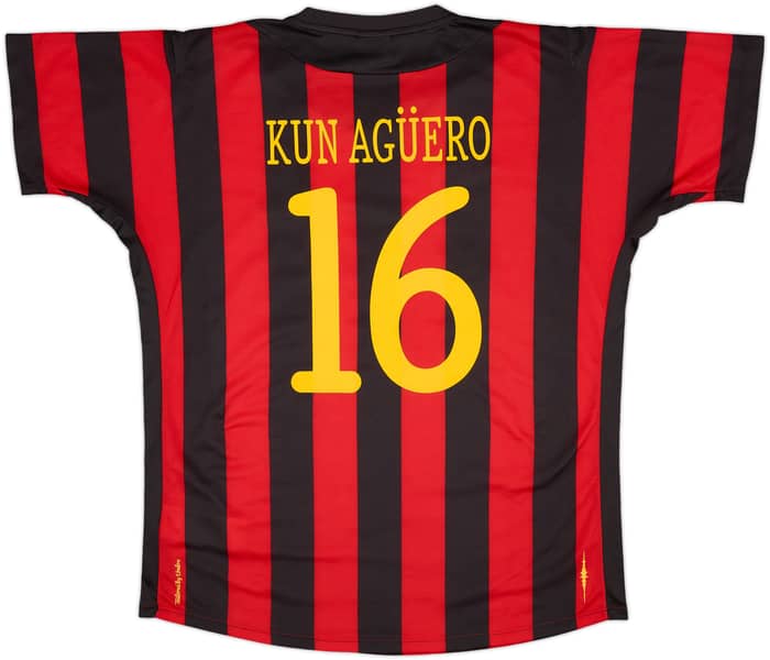 2011-12 Manchester City Away Shirt Kun Aguero #16 - 8/10 - (L)