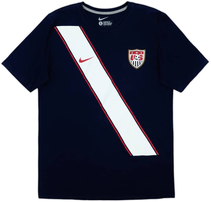 2010-11 USA Nike Cotton Tee USA #10 - 8/10 - (L)