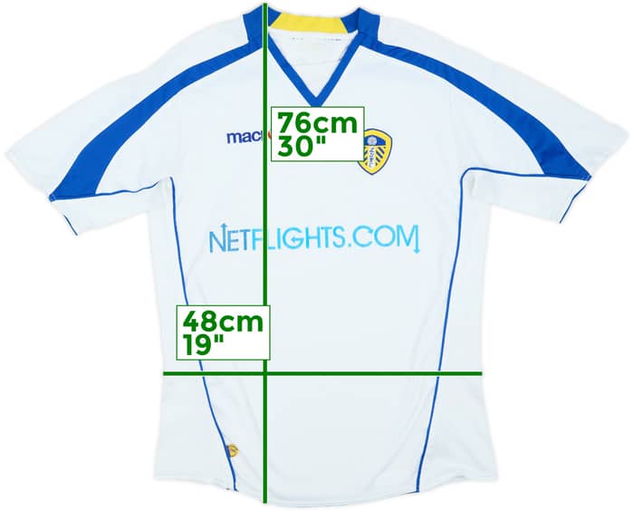 2008-09 Leeds United Home Shirt - 7/10 - (M)