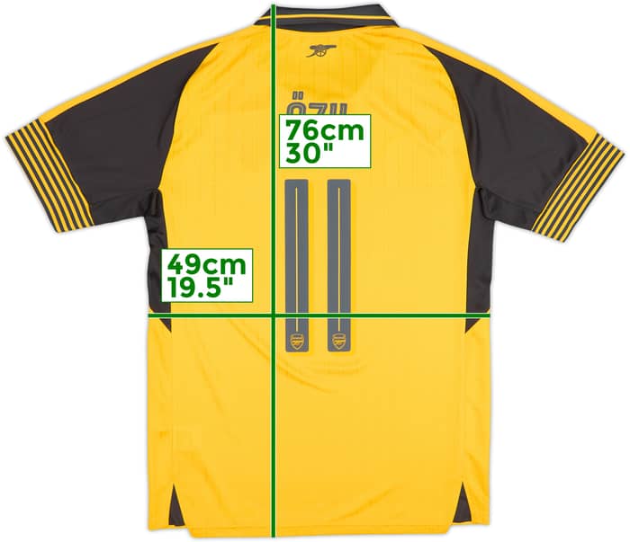 Camiseta de visitante del Arsenal 2016-17 Ozil #11 - 8/10 - (M)