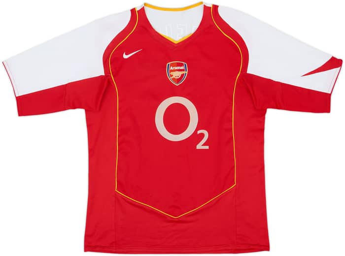 2004-05 Arsenal Home Shirt Vieira #4 - 8/10 - (L)