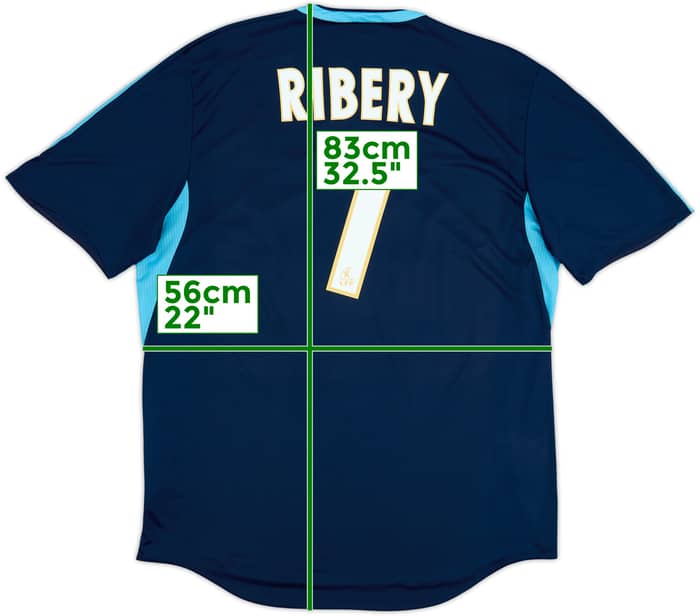 2006-07 Olympique Marseille Third Shirt Ribery #7 - 8/10 - (XL)