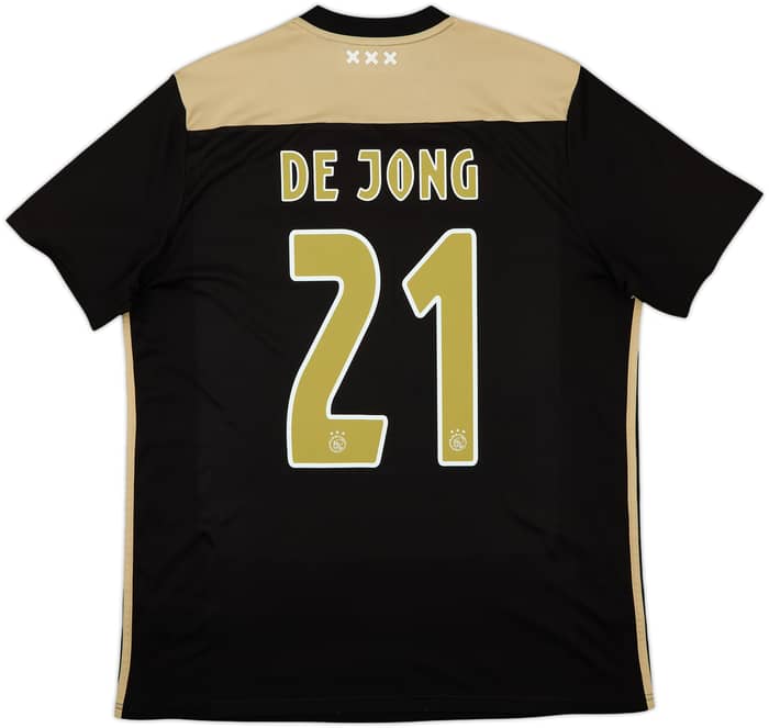 2018-19 Ajax Away Shirt De Jong #21 - 8/10 - (XL)