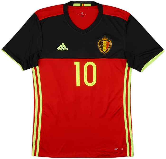 2016-17 Belgium Home Shirt E. Hazard #10 - 10/10 - (S)