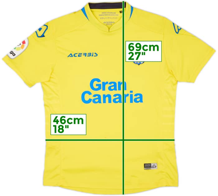 2017-18 Las Palmas Home Shirt - 7/10 - (S)