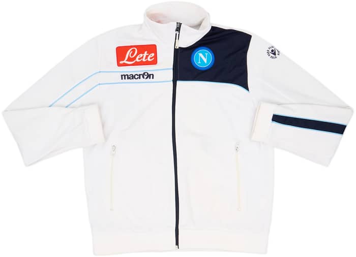 2011-12 Napoli Macron Chaqueta de chándal - 8/10 - (M)