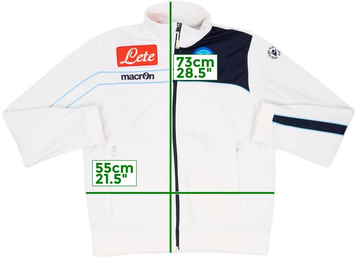 2011-12 Napoli Macron Chaqueta de chándal - 8/10 - (M)