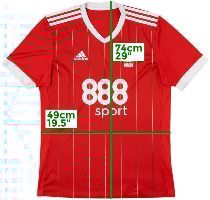 2017-18 Nottingham Forest Home Shirt - 5/10 - (M)