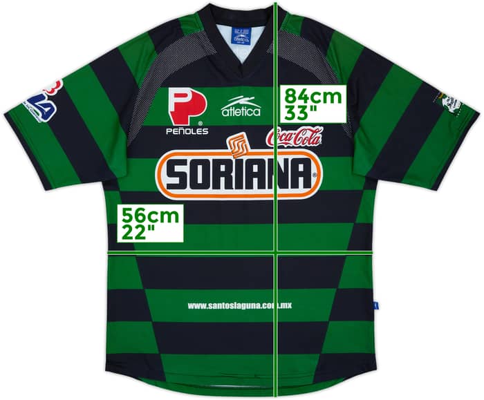 2003-04 Santos Laguna Away Shirt - 8/10 - (XXL)