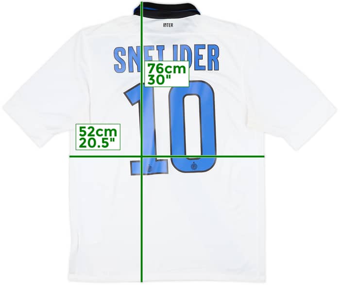 Camiseta de visitante del Inter Milan 2011-12 Sneijder #10 - 8/10 - (M)