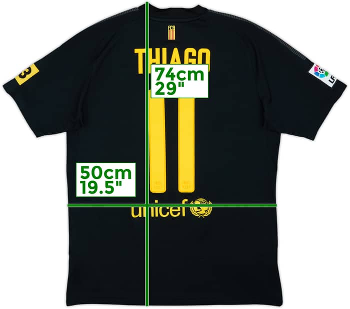 2011-12 Barcelona Away Shirt Thiago #11 - 8/10 - (M)
